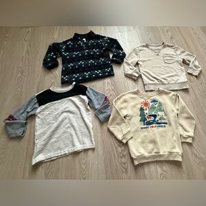 Toddler Boy Sweatshirts and Fleece - Bundle of 4